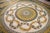 Textile 9x12 Vintage Aubusson Flat Weave Wool Rug, Green and Gold Empire Medallion For Sale - Image 7 of 15