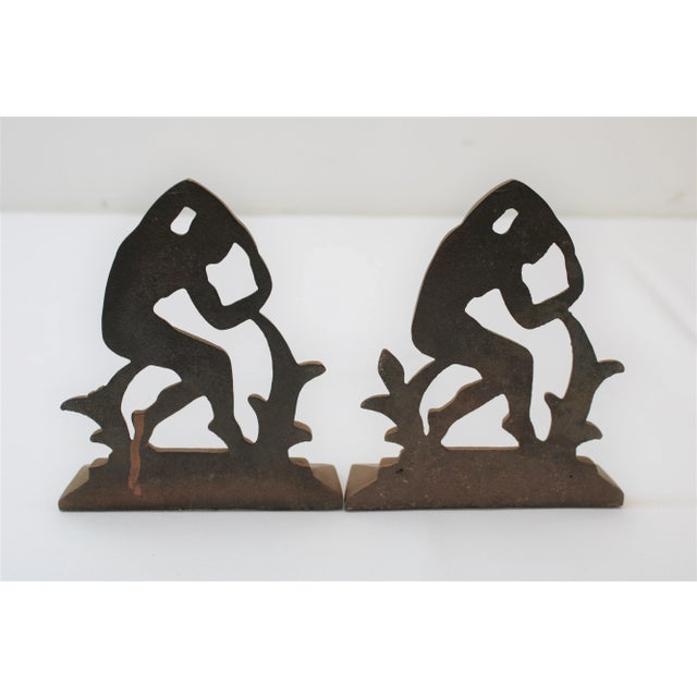 C. 20th Century A pair of Stunning "Strong Man" Bookends are definitely going to make any bookshelf & It's books look...