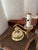 Late 20th Century Vintage Italian Tole Style Reticulating Desk Lamp For Sale - Image 5 of 5