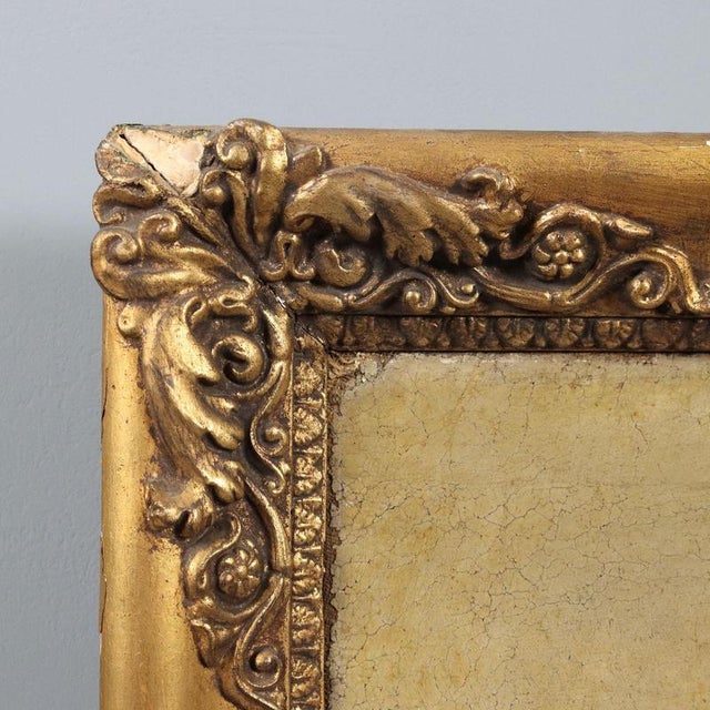 Landscape with Figures and Buildings, Oil Painting, Framed For Sale - Image 10 of 13