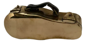 Vintage Brass Box in the Shape of a Violin Case