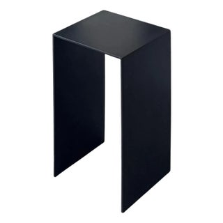 Contemporary Steel Waterfall Side Table For Sale