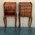 Pair of French Walnut Narrow Bedside Tables With Three Drawers For Sale - Image 9 of 17