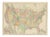 Antique Map of the United States with Alaska Inset by Ran McNally, 1899 For Sale