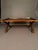 Vintage Campaign Style Mahogany Coffee Table With Removable Leather-Lined Trays & Brass Accents, Circa 1980 For Sale In Indianapolis - Image 6 of 13