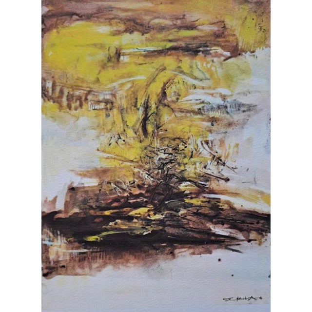 Zao Wou Ki (1921-2013) Illuminations, 1996 Photogravure, on Johannot pure wove paper taken from the eponymous work written...