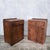 Wood Mid-Century Walnut Bedside Cabinets, Set of 2 For Sale - Image 7 of 11