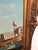Mid 20th Century Original Oil on Canvas Painting of Venice With Stunning Carved and Gilded Wood Frame by De Taro For Sale - Image 4 of 8