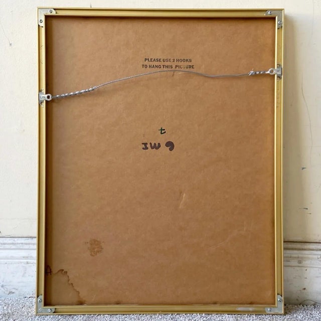 Framed and Signed Lithograph by Sam Briss For Sale - Image 9 of 11