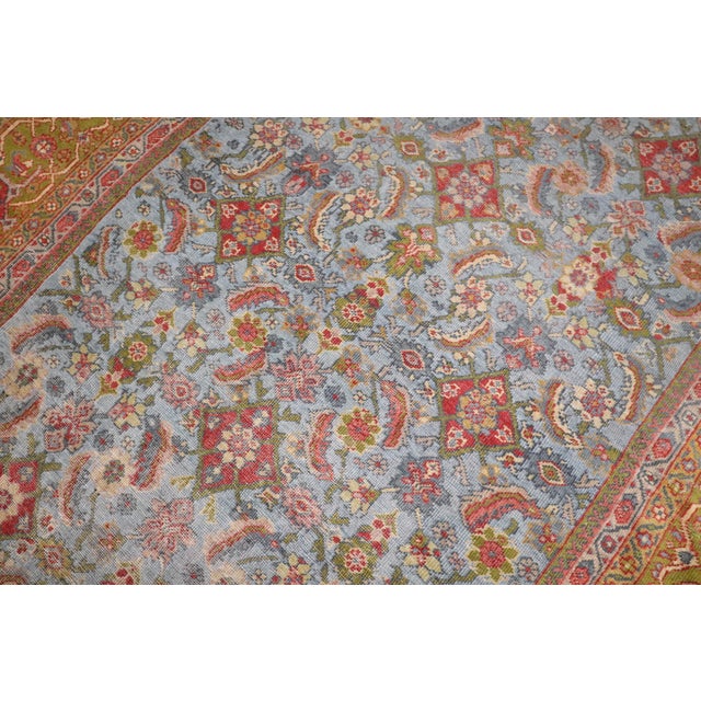 Antique Zabihi Collection Persian Mahal Rug - 7'8" x 12'1" For Sale - Image 4 of 10