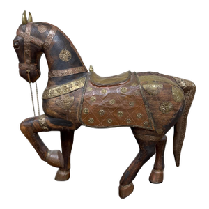 1950s Indian Tang Style Horse Sculpture