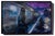 Blinking Lights Pass Us By by Stefan Smit | Oil on Panel Nighttime train station scene with a figure. For Sale