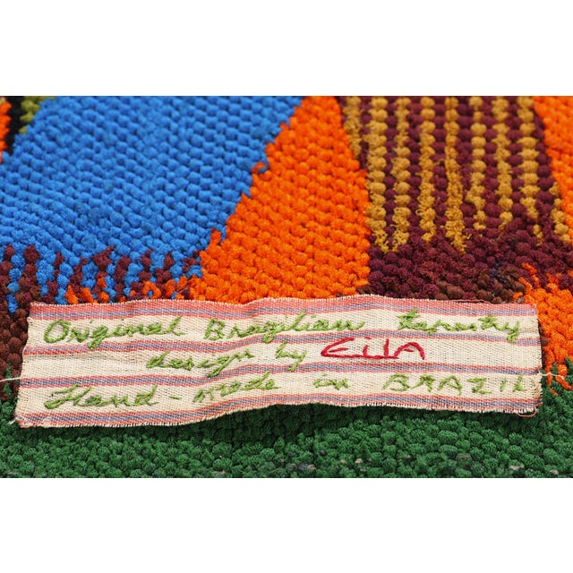 Vintage Brazilian Tapestry Rug, 02'09 X 07'00 For Sale In Dallas - Image 6 of 12