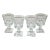 1970s Park Lane Indiana Glass Water Goblets - Set of 4 For Sale