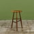 Studio craft stool designed by mostly self taught designer, Michael Elkan, c.1970's USA. This stool features a gorgeous...