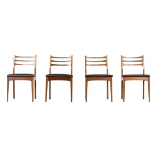 Vintage Teak Dining Chairs from Meredew, 1960s, Set of 4 For Sale
