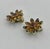 Hollywood Regency 1950s Signed Weiss Crystal Flower Clip Earrings - 2 Pieces For Sale - Image 3 of 4