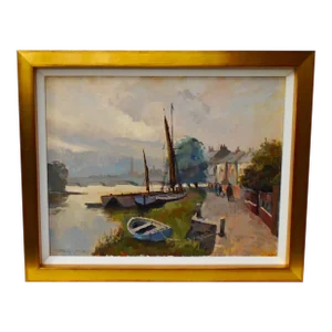 "Strand-On-The Green" '83, Original Oil Painting