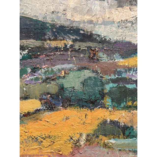 Tadeusz Kamasa, Landscape, 1960s, Oil on Canvas For Sale - Image 10 of 18