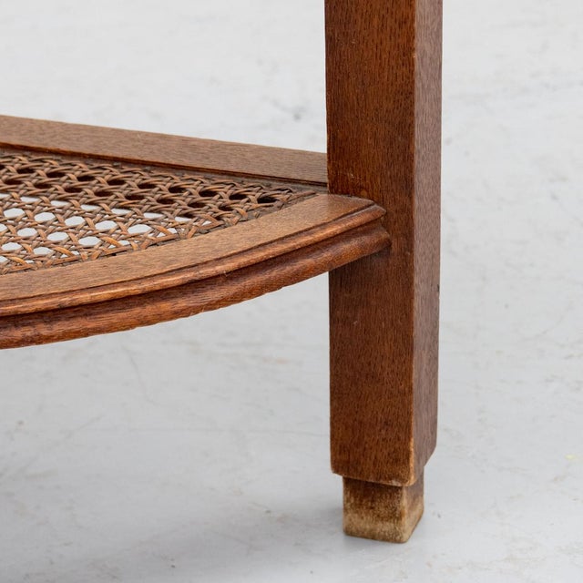 Brown Vintage Dutch Oak Console Table, 1930s For Sale - Image 8 of 14