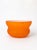Orange Postmodern Murano Glass Centerpiece Bowl by Vetreria LAG for RIGLASS Consortium, 1980s For Sale - Image 8 of 8
