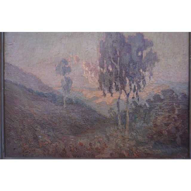George S Tilden - California Landscape - Oil on Canvas c.1920s For Sale - Image 4 of 6