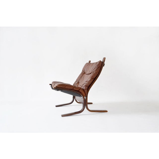 Brown Vintage Siesta Chair by Ingmar Relling for Westnofa, 1968 For Sale - Image 8 of 8