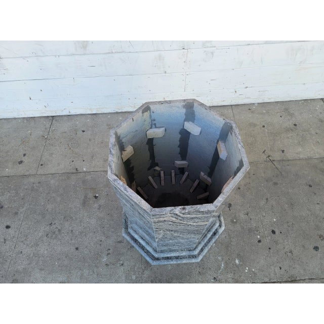 1970s Mid Century Modern Granite Dining Table For Sale - Image 9 of 18