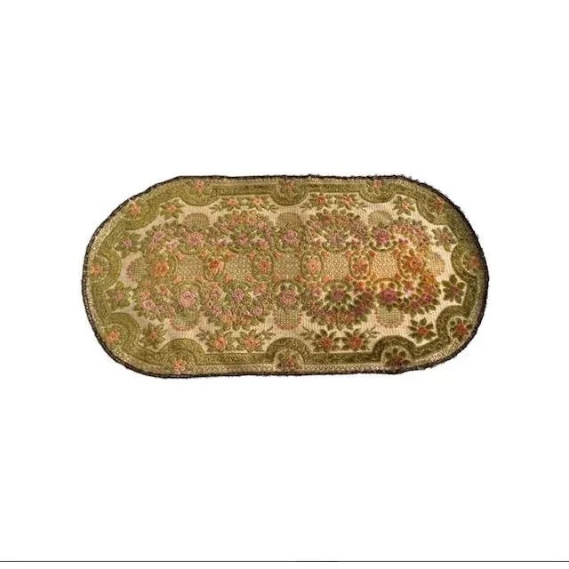 Mid-Century Modern 1960s Floral Velvet Doily For Sale - Image 3 of 3