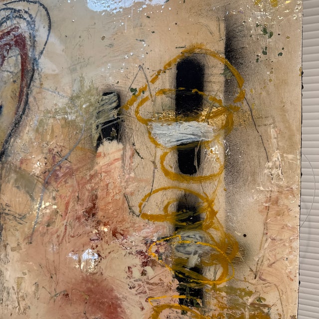 Jylian Gustlin "What Is Truth" Mixed Media Painting, 2002 For Sale - Image 11 of 12