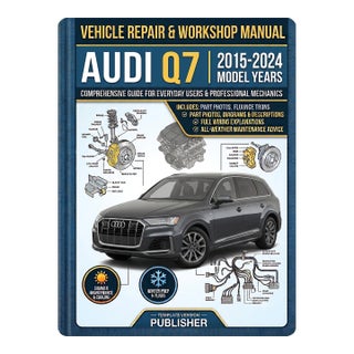 Audi Q7 2015-2024, Car Repair Manual, Workshop Guide Book For Sale