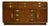 1970s Campaign Style 6 Drawer Sideboard by Lexington Furniture For Sale