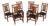 Set of 6 Stickley Harvey Ellis Mission Oak Dining Chairs For Sale