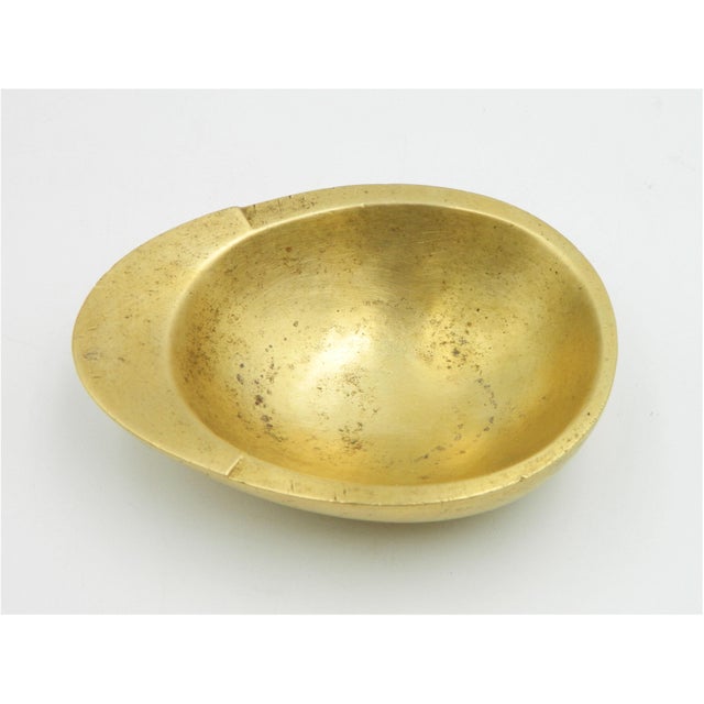 Brass Model 3562 Ashtray by Carl Auböck for Werkstätte Carl Auböck, Vienna, Austria For Sale - Image 9 of 15
