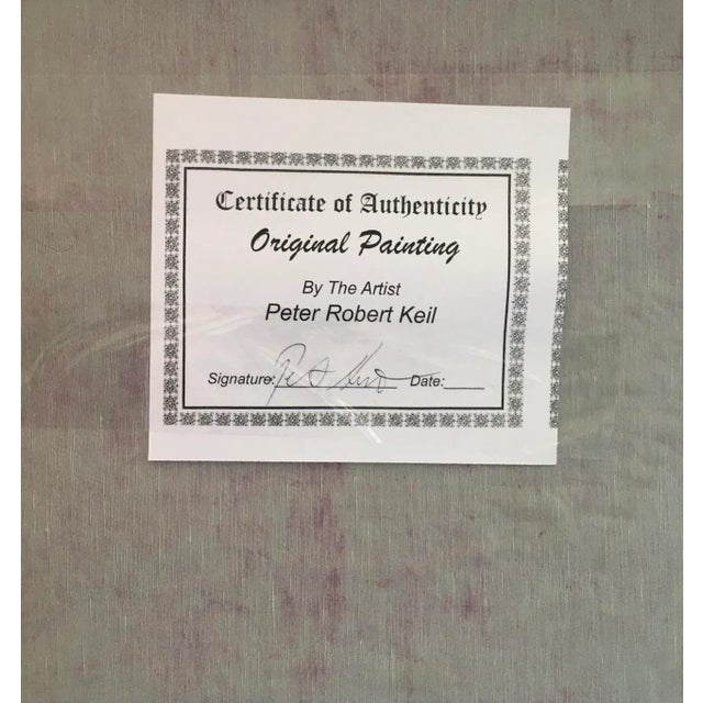Large Abstract Painting, Peter Keil, 1995 For Sale - Image 6 of 7