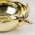 Large Gilded Brass Centerpiece Bowl With Stag Heads Handles For Sale - Image 4 of 8