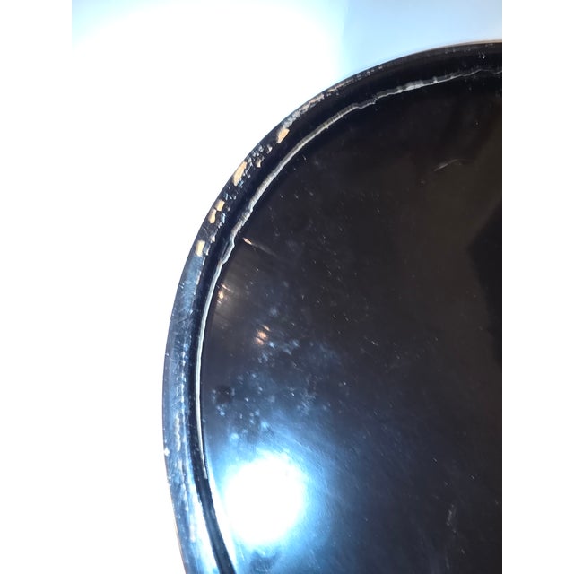 Black Early 20th Century Japanese Lacquered Storage Box For Sale - Image 8 of 17
