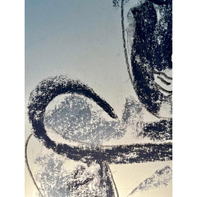 Gilbert Pauli, Lady Portrait, 1990, Pastel on Paper For Sale - Image 4 of 10