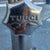 Silver Tuuci Free-Standing Galvanized Steel Round Master Umbrella Base Stand 130 Lb. For Sale - Image 8 of 12
