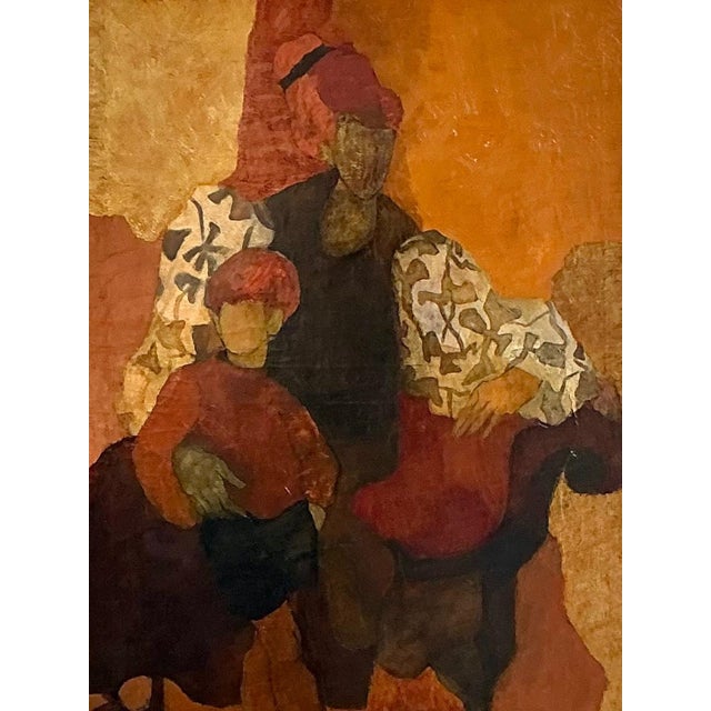 Vintage Abstract Figurative Painting For Sale - Image 13 of 14