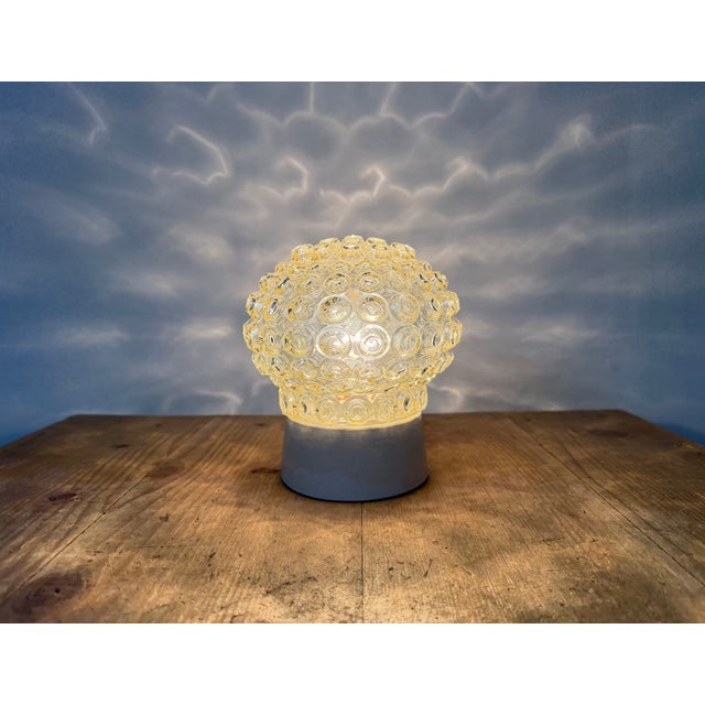 Vintage White Porcelain Ceiling Light, 1970s For Sale - Image 6 of 14