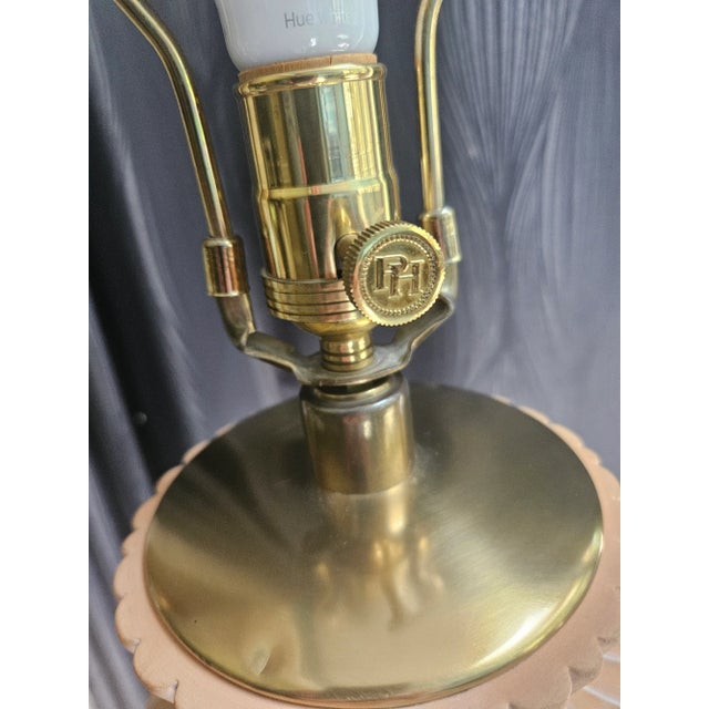 Porcelain Terra Cotta Lamp by Paul Hanson For Sale In Indianapolis - Image 6 of 9