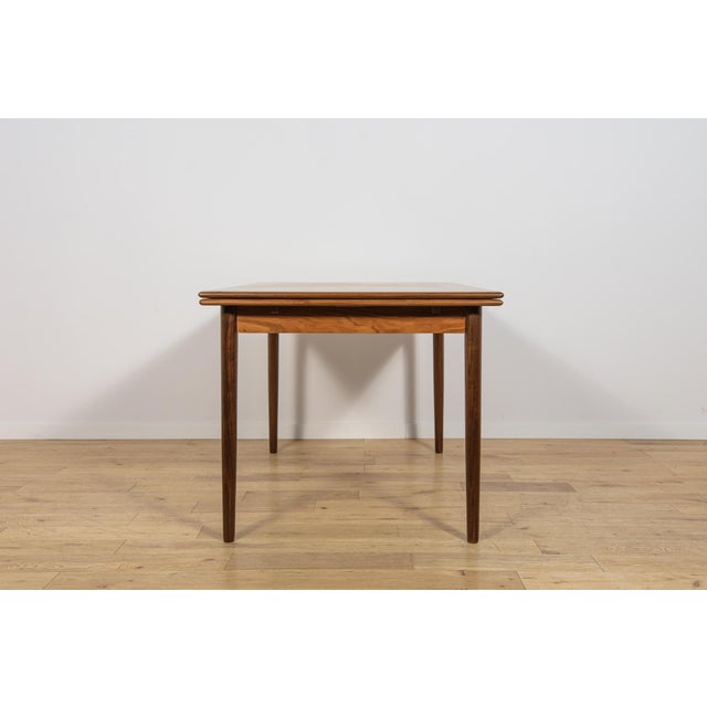 Mid-Century Modern Extendable Rosewood Dining Table, Denmark, 1960s For Sale - Image 6 of 18