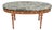 Vintage French Coffee Table with Marble Top, 1930 For Sale