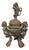 Inkwell Desk in Patinated Bronze with Lid, 1800s For Sale