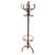 Brown Vintage Bentwood Coat & Hat Rack, Hall Tree Thonet Style With Umbrella Ring For Sale - Image 8 of 13