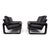 This pair of Hombre lounge chairs was designed by Burkhard Vogtherr for Rosenthal and is one of the defining furniture...