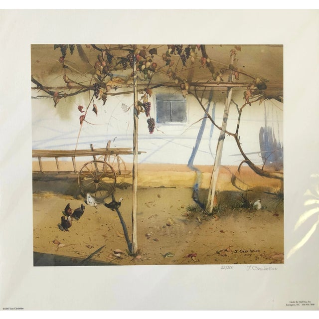 “Village Yard” Original Print Hand Singed by Artist For Sale