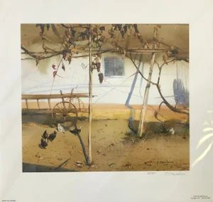 “Village Yard” Original Print Hand Singed by Artist