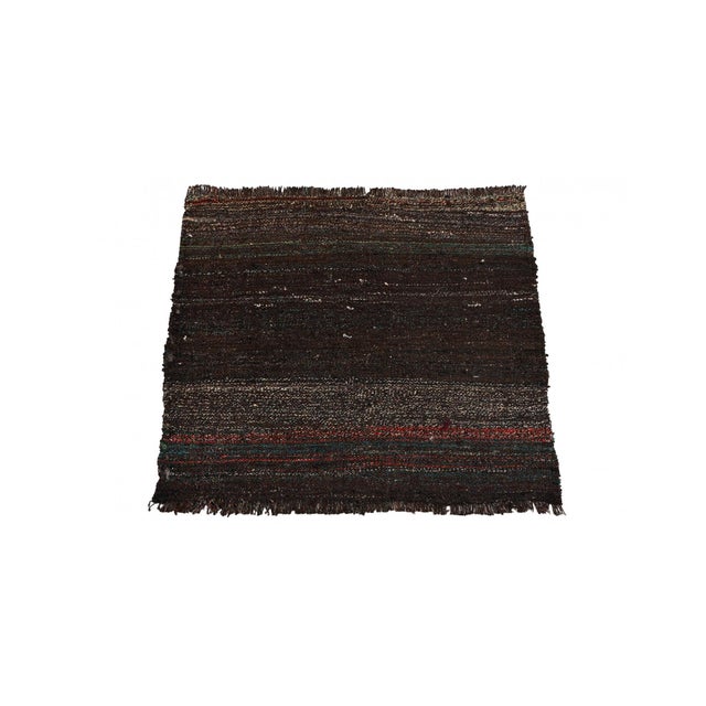 Handwoven vintage decorative mini wool rug from Kars region of Tukey. Approximatelly 45-55 years old. In very good...